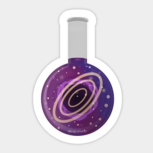 Blackhole in a Flask Sticker